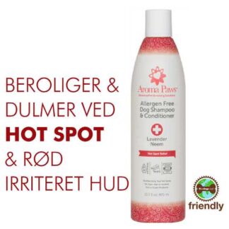 Hundeshampoo 2i1 mod Hot spot - Aroma Paws