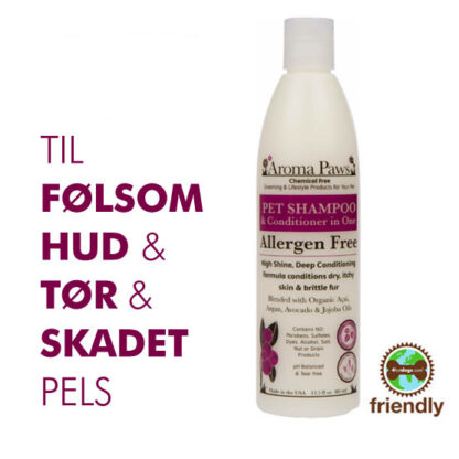 Hundeshampoo 2i1 avocado/Argan - Aroma Paws