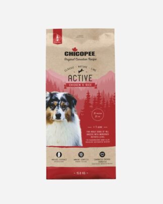 Chicopee Classic Nature Line Active - Kylling og Ris - 15 kg - Chicopee