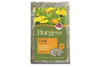 Burgess Excel herbage dandelion & marigold 1 kg