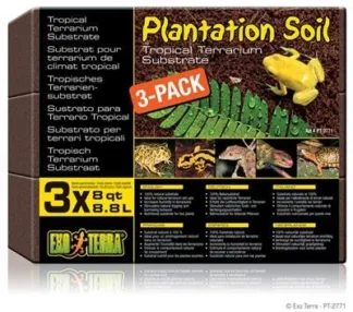 ExoTerra Plantation Soil 650 g. 3-pak