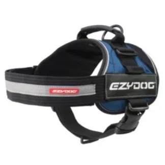 EzyDog Convert Harness, Sort/Blå