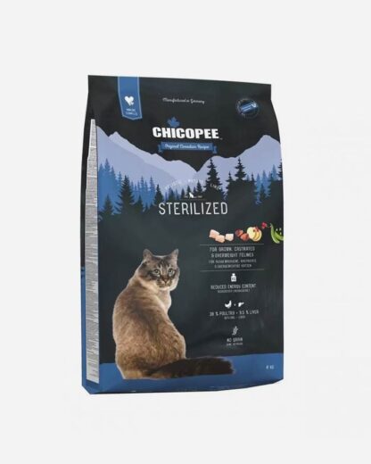 Chicopee Holistic Nature Line Cat Sterilized - 8 kg - kornfrit - Chicopee