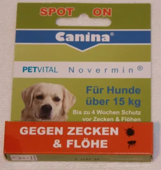 Novermin - giftfrit flåt og loppemiddel