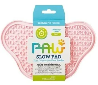 Paw Slowfeeder i silikone - Rosa