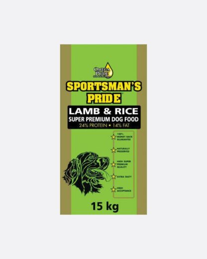 Sportsmans Pride Lam&Ris - 15 kg voksenfoder - Sportsman's Pride