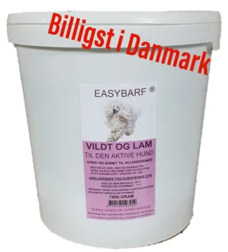 EasyBarf Vildt og Lam 7,5 kg i spand