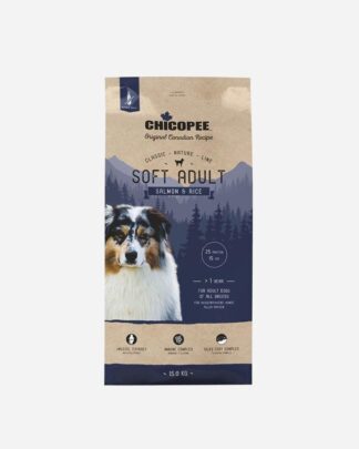 Chicopee Classic Nature Line Soft Adult - Laks og Ris - 15 kg - Chicopee