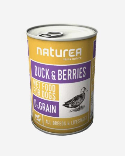 Naturea Vådfoder med And og Blåbær - Naturea Naturals