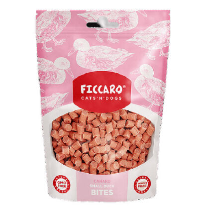 Ficcaro små ande hundegodbidder, 100g - Ficcaro