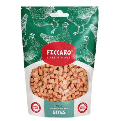 Ficcaro små kyllinge hundegodbidder, 100g - Ficcaro