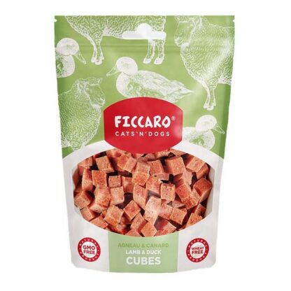 Ficcaro lam og ande hundegodbidder, 100g - Ficcaro