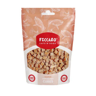 Ficcaro hundegodbidder Laks, 100g - Ficcaro