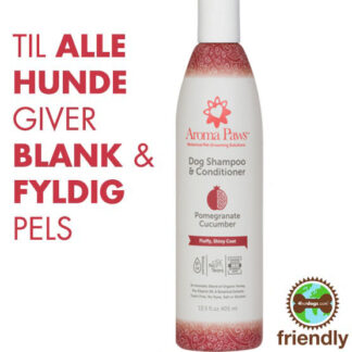 Hundeshampoo 2i1 Granatæble/Agurk -Miljøvenl. - B&B