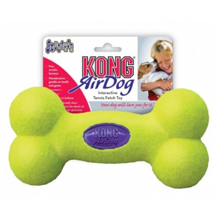 KONG AirDog Squeaker Bone tennisbold-Medium - kong