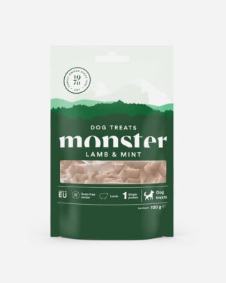 Bagte godbidder med Lam og Mint - 100g - Monster