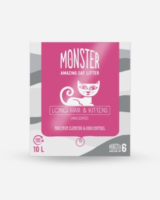 Monster Kattegrus 10L Longhair/Kitten Unscented - Monster