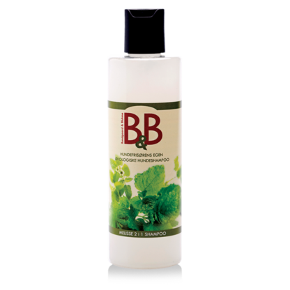 B&B Økologisk Hundeshampoo, Melisse 2i1-100 ml - B&B