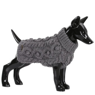 Paikka håndlavet hundesweater grå-25 cm - Paikka