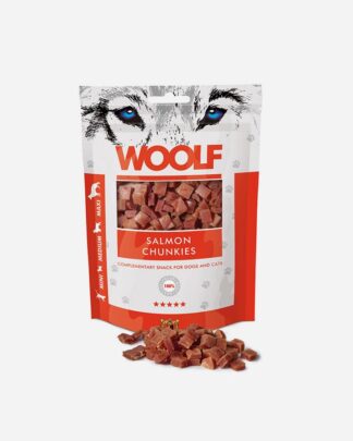 Woolf Salmon Chunkies - til hund & kat - Woolf