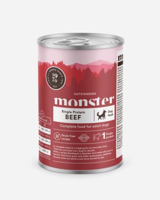 Monster Dog Adult Single Protein Beef, 1 stk. - Monster