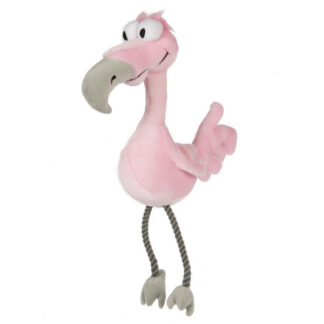 Hundelegetøj, sjov flamingo - kw