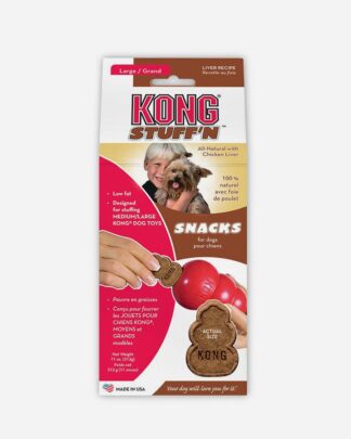 KONG Stuff'n Snacks med leversmag, Large - kong