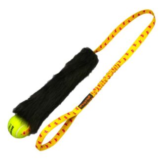 Tug-E-Nuff fåreskin Bungee Chaser Tennis bold - Tug-E-Nuff