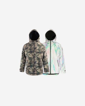 Paikka Human Visibility regnfrakke Unisex - Camo, Large/X-Large - Paikka